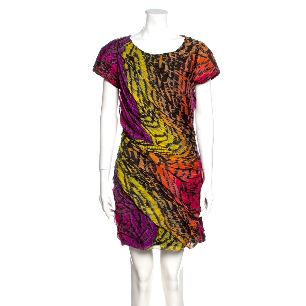 Walk On The Wild Side In This Diane Von Furstenberg Silk Mini Dress!